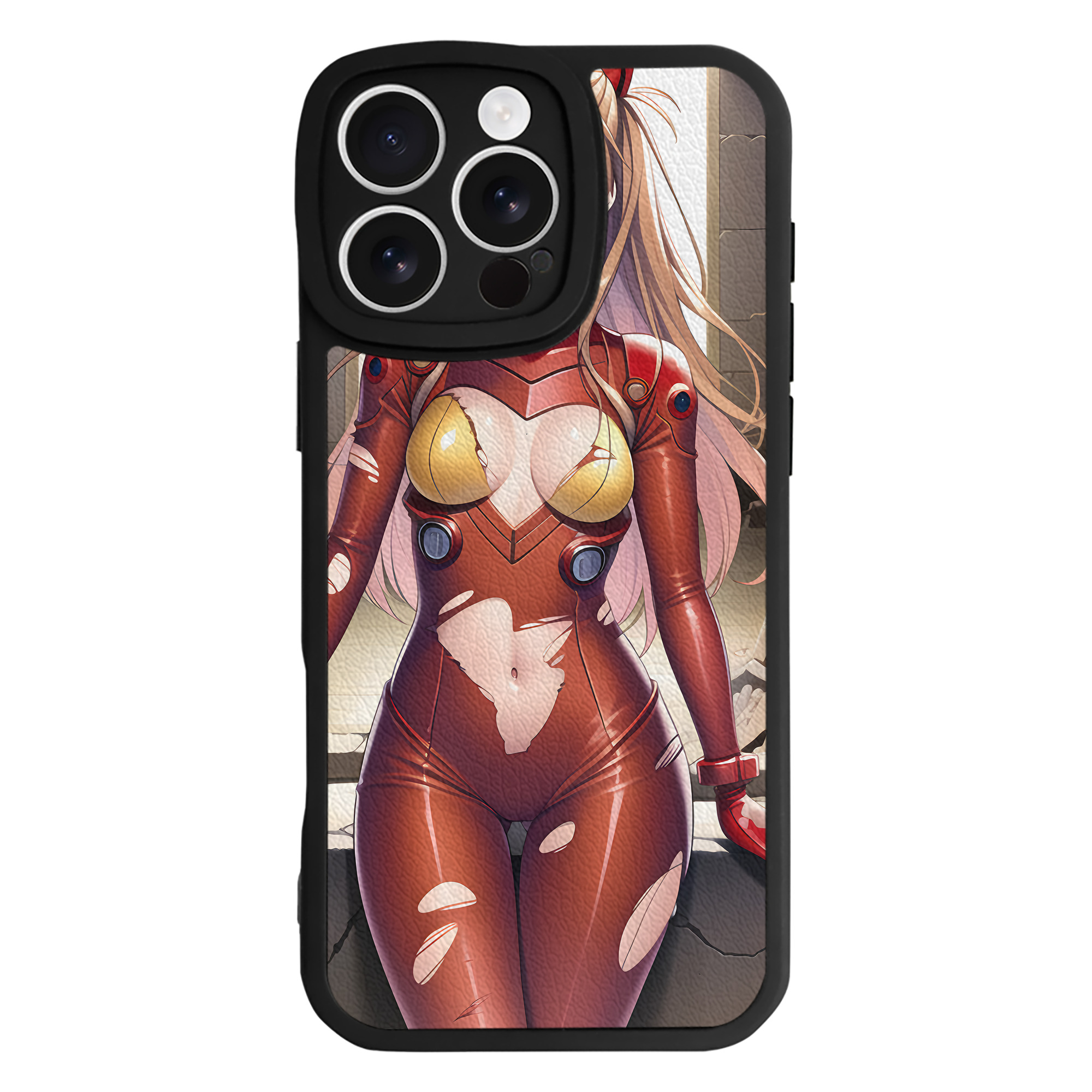 （画像用） EVA 新世紀エヴァンゲリオン 【iPhone 16シリーズ対応】シリコンスマホケース（レザー調） 材質：シリコン